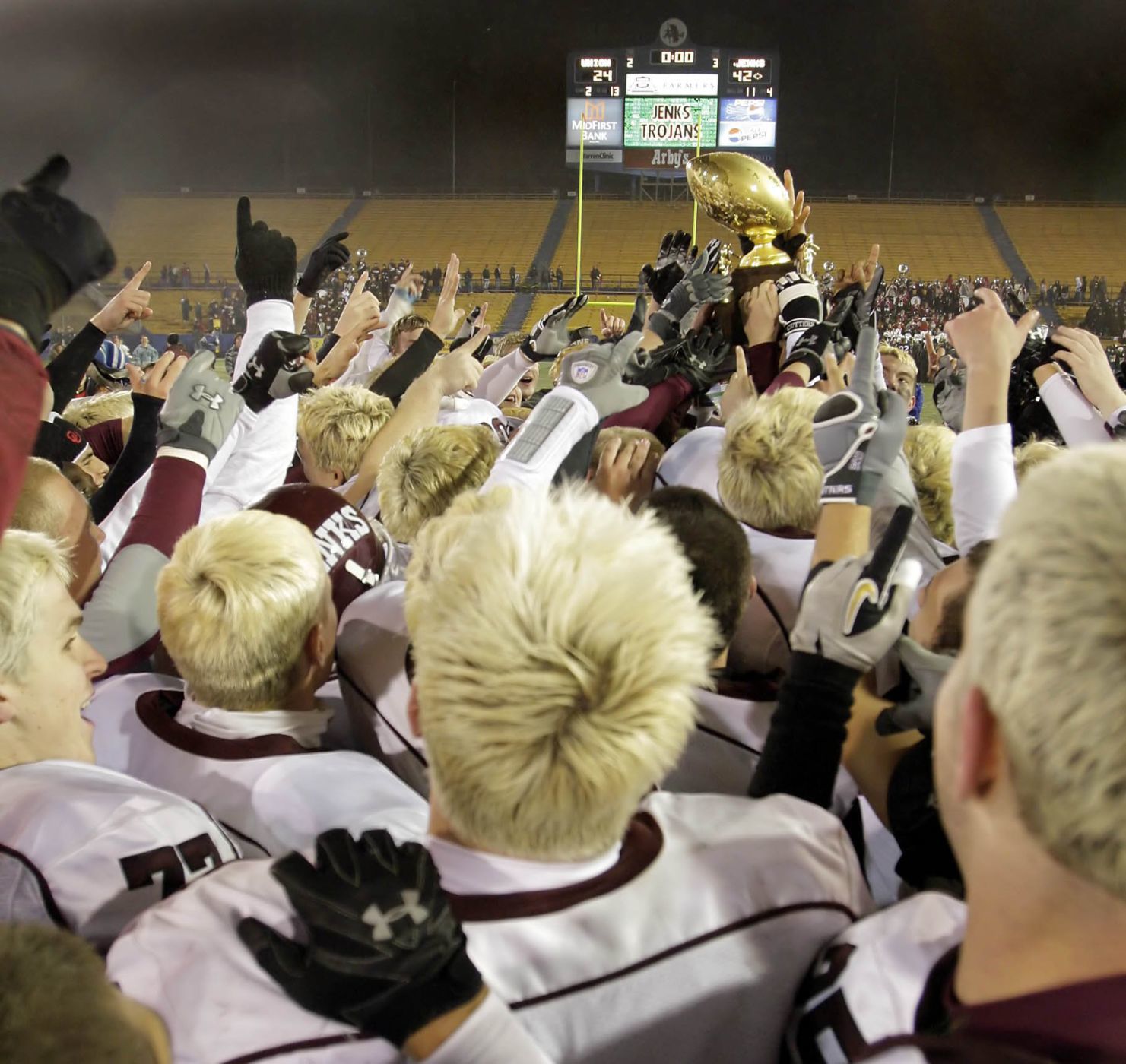 Nov. 30, 2007: Jenks 42, Union 24 (6A championship)